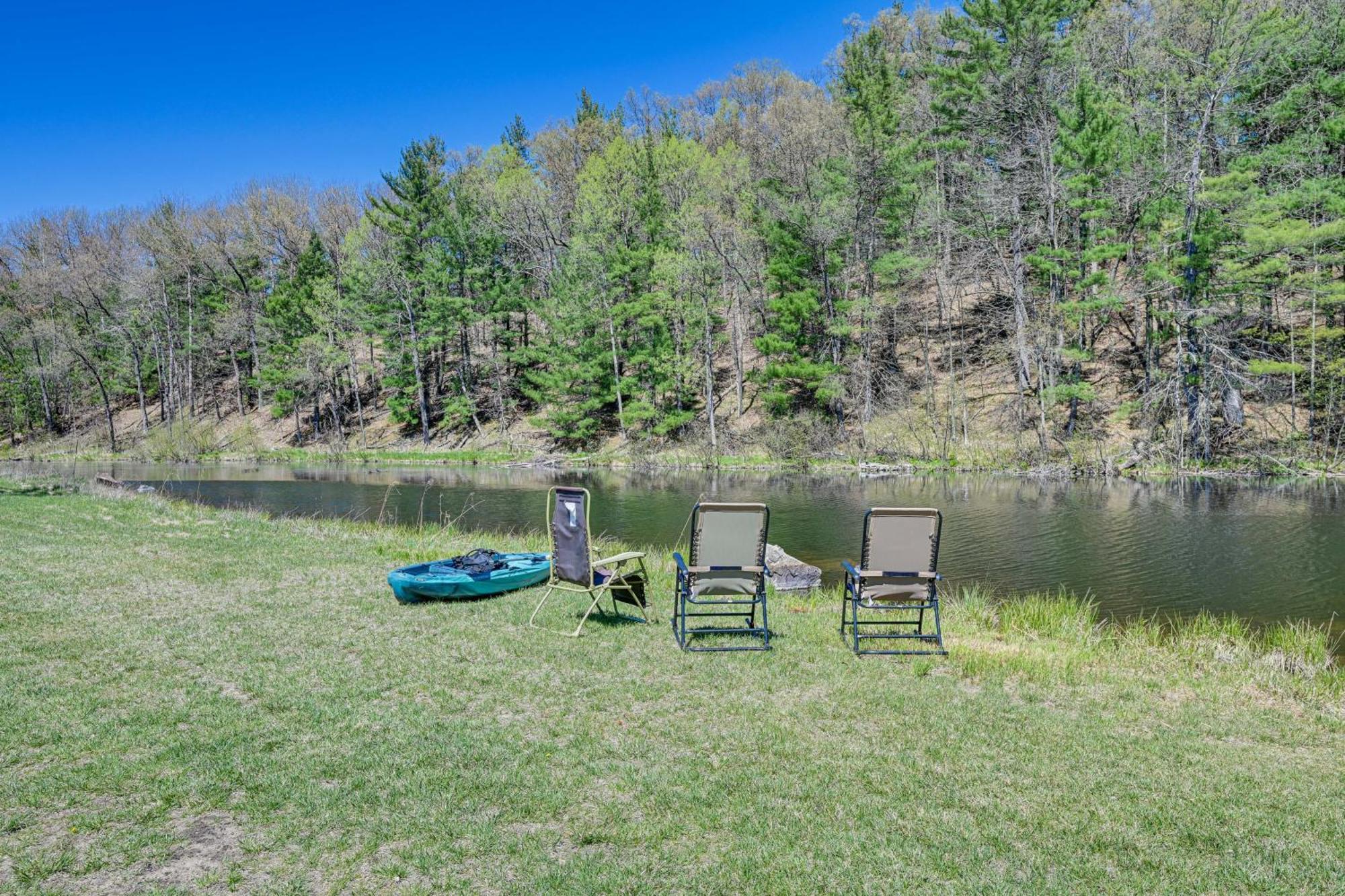 Waterfront Nekoosa Home With Dock, Views And More! New Rome Exterior photo